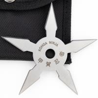 CK5505 - Kohga Ninja Shuriken Five Point Throwing Star - Silver