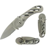20-SV - Compact Legal Auto Knife Silver