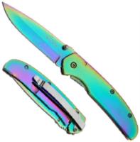 210930 - Rainbow Top Quality All Metal Folder 210930 - Folding Knives