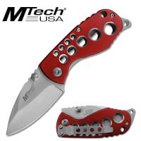 MT-425RD - M Tech Red Handle Folding Knife. Available only black blade.