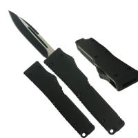 933-1BK - Electrifying California Legal OTF Dual Action Single Edge Knife Black