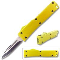 933-1GD - Electrifying California Legal OTF Dual Action Knife Gold