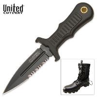 UC2724 - United Cutlery Sub Commander Black Mini Boot Knife - UC2724