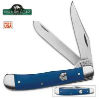 19-BC75454 - Bear Blue Jeans Series Trapper Pocket Knife