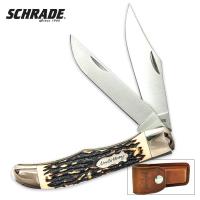 19-SC227UH - Schrade Uncle Henry Twin Blade Pocket Knife