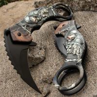 BK4586 - Grim Reaper Folding Karambit Knife 3Cr13 Stainless Steel