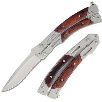 Flexure Balisong Butterfly Knife Rosewood