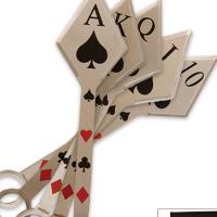 EW-586 - Poker Throwing Knife Set 5 Piece