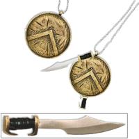 FMT-022 - Spartan Shield Necklace Sword 300 Warriors Limited Edition