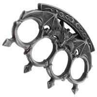 KU9040SV - Dragons Inferno Knuckle Antiqued Silver