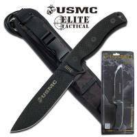 M-1021BKCS - U.S. Marines by MTech USA Fixed Blade Knife