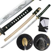 MC-3054 - Ten Ryu Katana Handmade with Hand Forged Samurai Sword - MC-3054 by SKD Exclusive Collection