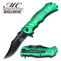 MC-A003GN - Spring Asst Fantasy Folding Knife MC-A003GN by SKD Exclusive Collection