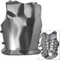 MH-452 - Heroic Cuirass 18ga Functional Armor Carbon Steel Muscles Roman Chest Back Plates