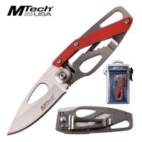 MT-1017RD - Mtech USA MT-1017RD Folding Knife with Waterproof Case