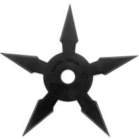 CK5505-BLACK - Secret Khoga Ninja Five Points Throwing Star Black