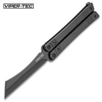 BK5357 - Viper-Tec Cleaversong Butterfly Knife 8Cr13 Stainless Steel Blade