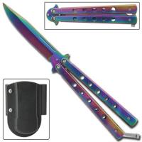 GBS28 - Rainbow Brite Butterfly Knife