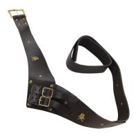 IN60761 - A Pirate&#39;s Life for Me Brown Leather Cutlass Sword Belt