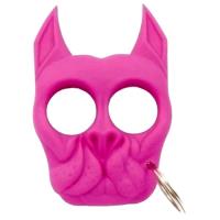 DG-PK - Brutus the Bull Dog - Public Safety Keychain - Pink