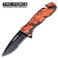TF-434RC - Tac-Force Spring Assisted Knife Red Camo