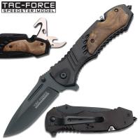 TF-606W - Tac-Force Spring Assisted Knife with Can Opener
