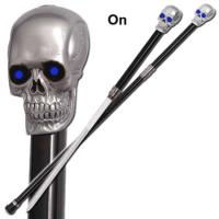 CS1157 - Skull Cane Sword with Lighting Eyes