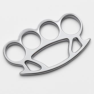 Snake Eye Silver Knuckle Buckle with Belt Pin