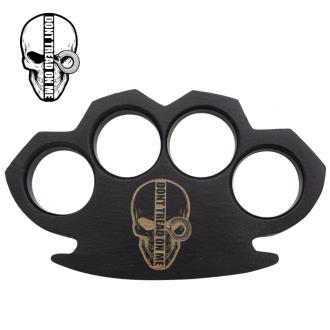 Don't Tread Steam Punk Black Solid Metal Knuckle Paper Weight