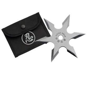 6 Blades Throwing Star Silver