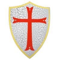M-V-004 - Knights Templar  Wood Shield