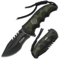 10-933AR - Army Spring Assisted Knife with Twice Injection Handle