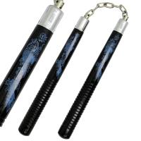 1001-BLD - Blue Dragon Nunchaku 12&quot; Overall