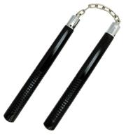 1001-B - Nunchaku Black Wood