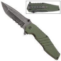 SP1258GN - Industrial Revolution Spring Assist Knife