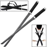 EM-0061SB - Ninja Strike Force Twin Sword Set with Backstrap