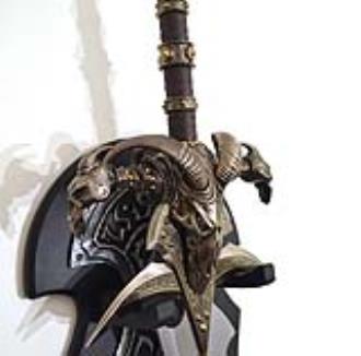 1:1 Frostmourne Lich King Arthas Sword Replica 47" Upgraded Blunt Gift War Craft
