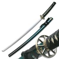 DH-005GN - Traditional 2 Tone Samurai Sword Green DH-005GNB