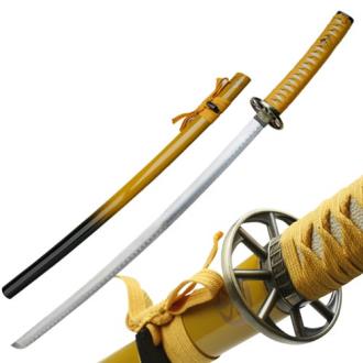 Traditional 2 Tone Samurai Sword Gold