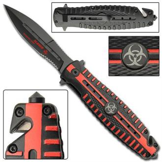 Quarantine BioSlayer Spring Assist Tactical Knife