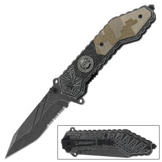 Assisted Action Nightfire Military Pocket Knife