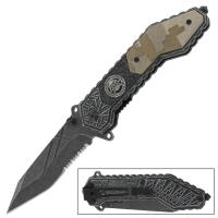 SP1730 - Assisted Action Nightfire Military Pocket Knife