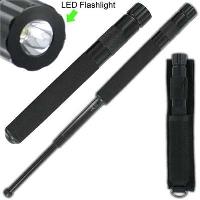 AZ131-16 - Heat Treated Tempered Foam Grip Flashlight Baton 16 in