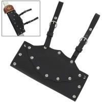 BELT-4 - Universal Studded Black Sword Frog