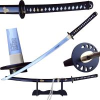 SK-151B - Kill Bill Bride&#39;s Sword Battle Ready Katana Lion Engraved Hattori Hanzo Steel