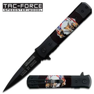 Rebel By Choice Heavy Duty Spring Assist Knife Eagle