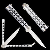 131SL - Butterfly Knife Silver 131SL/B5S