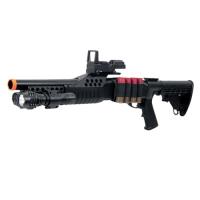 M-180C2 - UKARMS M180C2 Spring Shotgun RIS w/ 4 Bullet Shells,