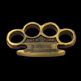 1864 New York Stamped Belt Buckle Knuckle