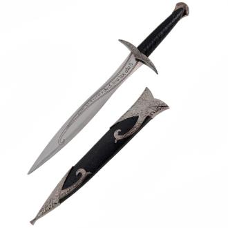 15 3/4 Short Fantasy Elven Sword Dagger with Scabbard